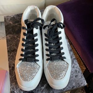 Sam Edelman Hightop Glitter Sneakers